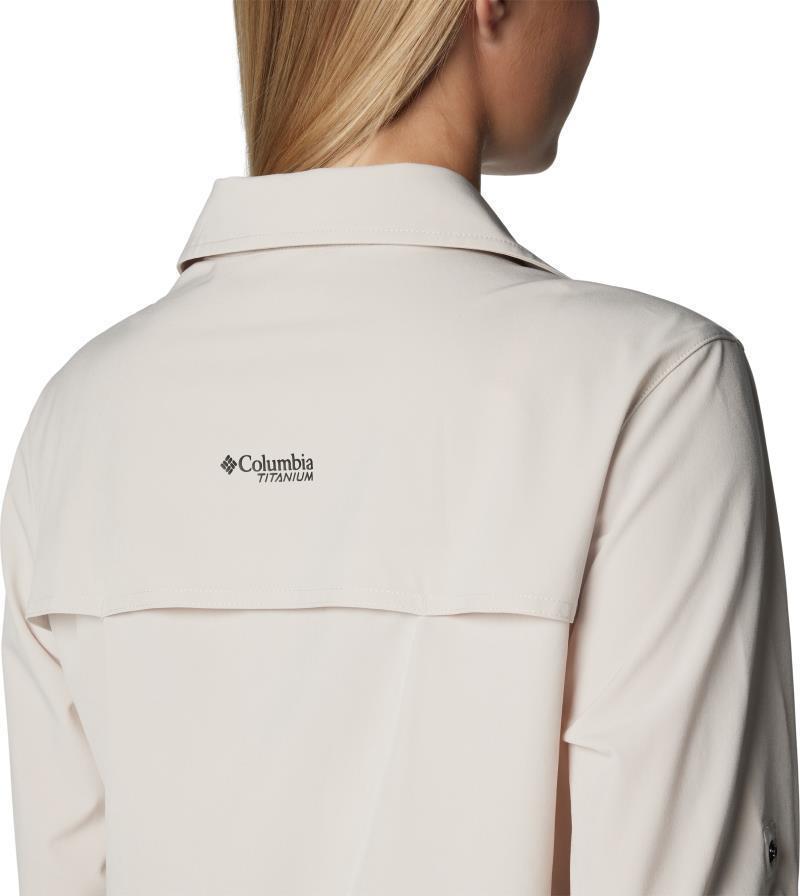 Summit Valley Woven LS Shirt - Womens - dark stone 1