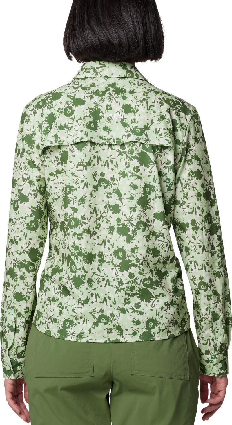 Summit Valley Woven LS Shirt - Womens - sage leaf popflorid 1