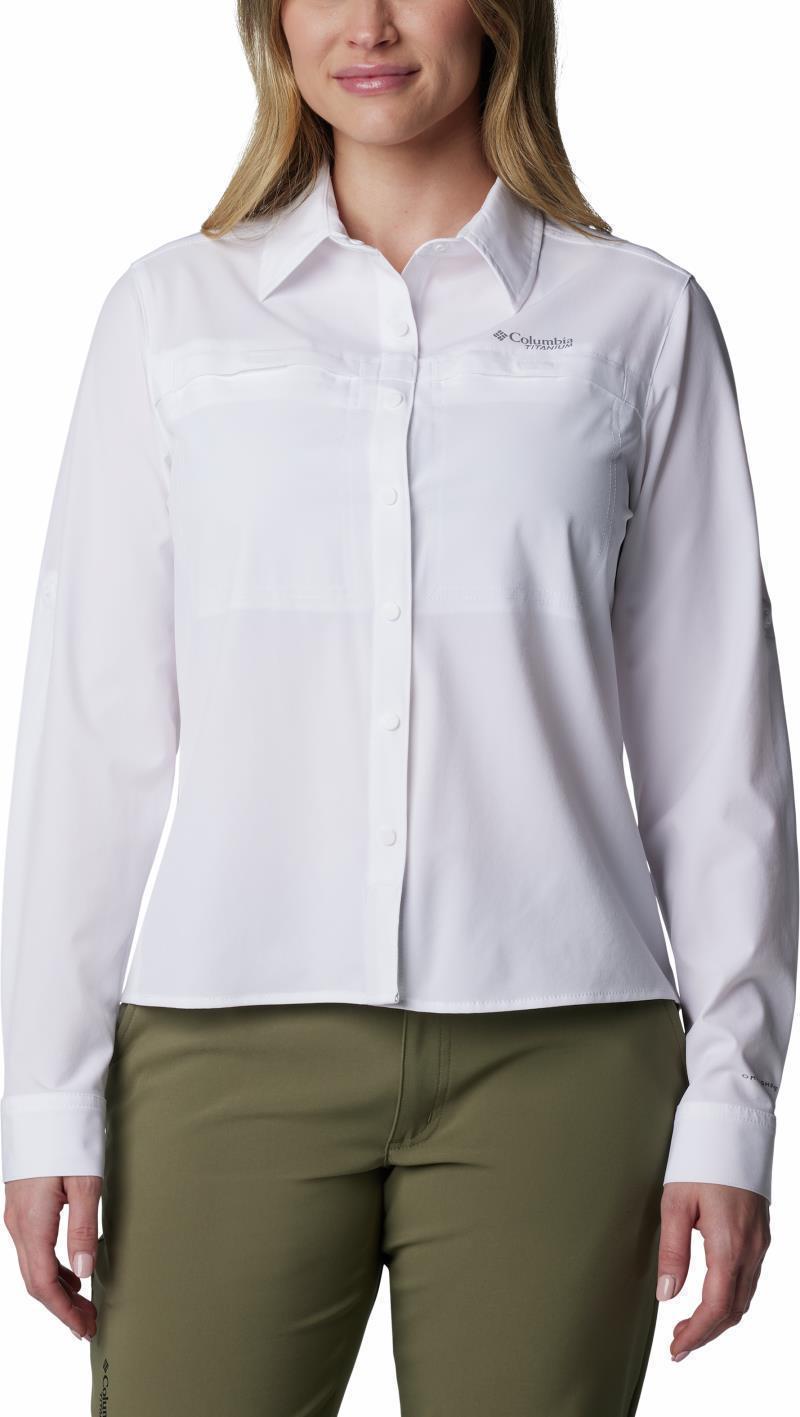 Summit Valley Woven LS Shirt - Womens - white 1