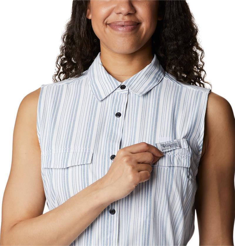 Sun Drifter Woven Dress II - Carbon Vertical Stripe 5