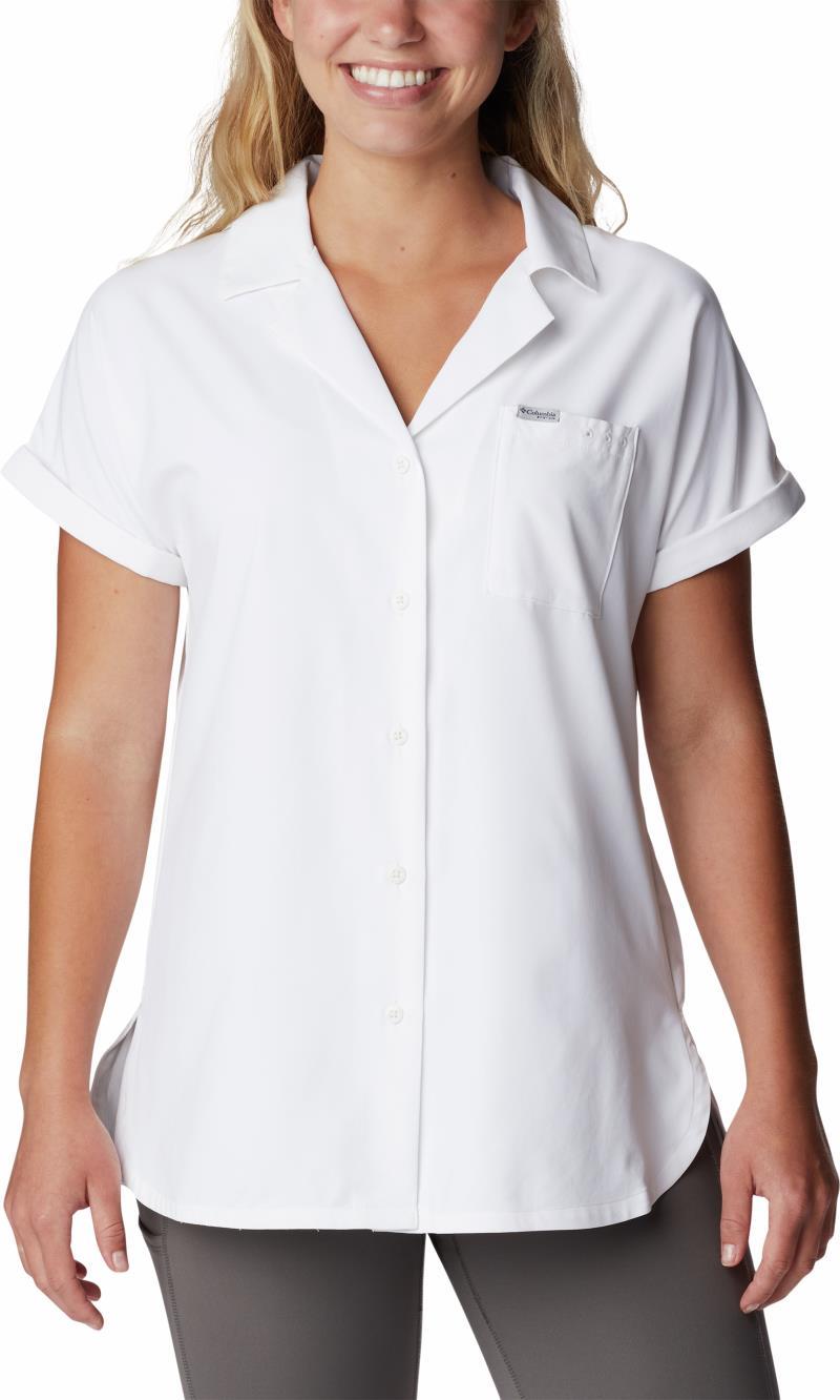 Sun Drifter Woven SS - Womens - White 1