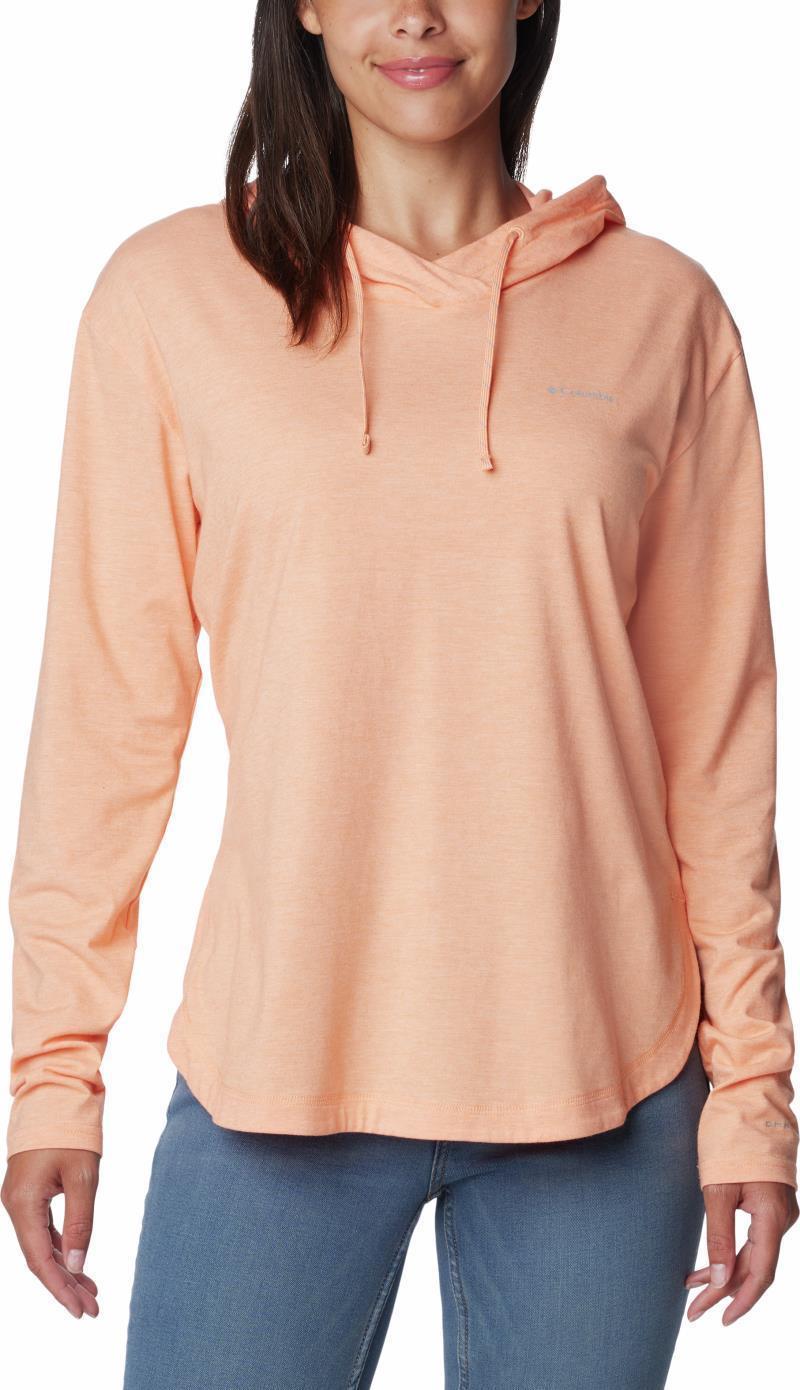 Sun Trek Hooded Pullover - Womens - Apricot Fizz Heather 1