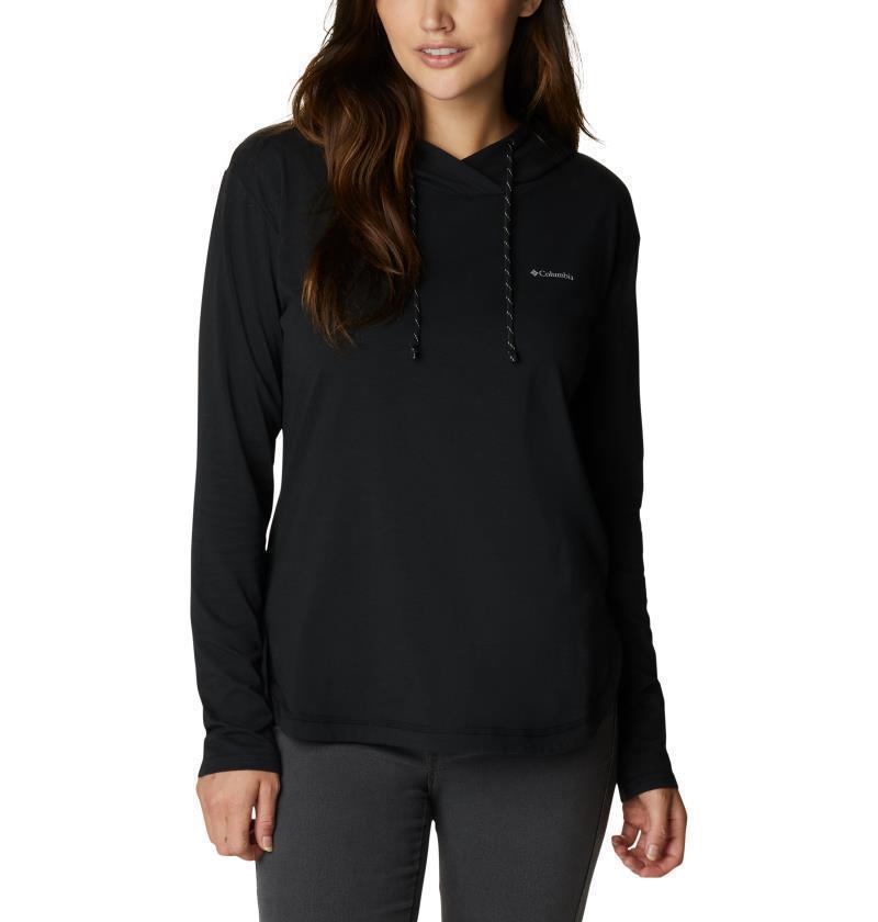 Sun Trek Hooded Pullover - Womens - Black 1