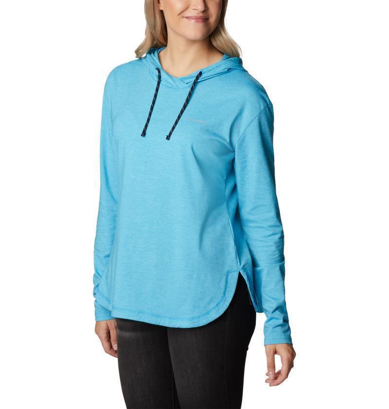 Sun Trek Hooded Pullover - Womens - Blue Chill Heather 2