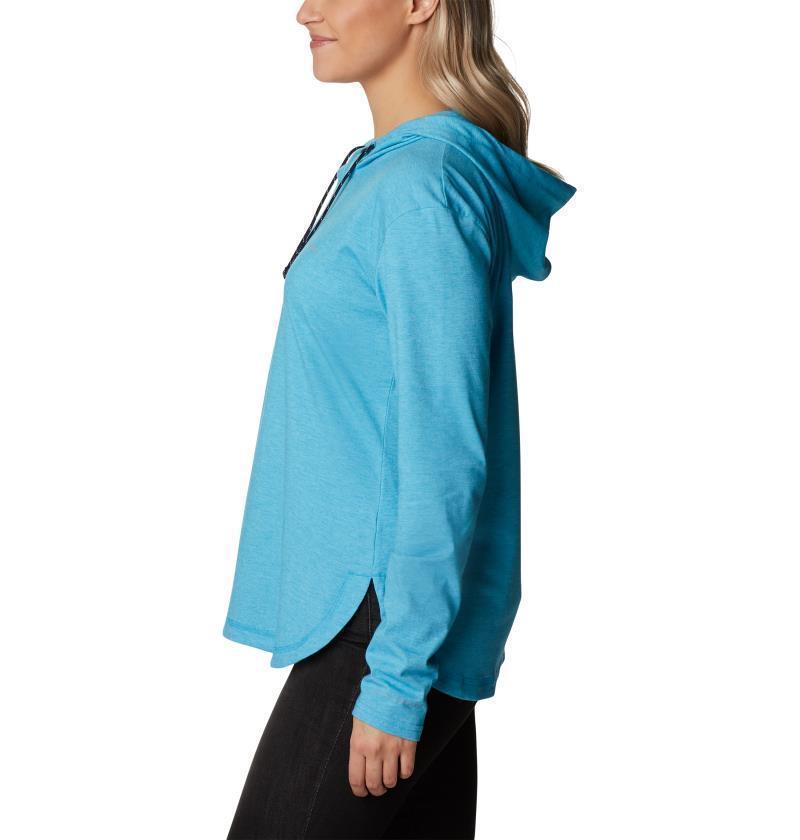 Sun Trek Hooded Pullover - Womens - Blue Chill Heather 3