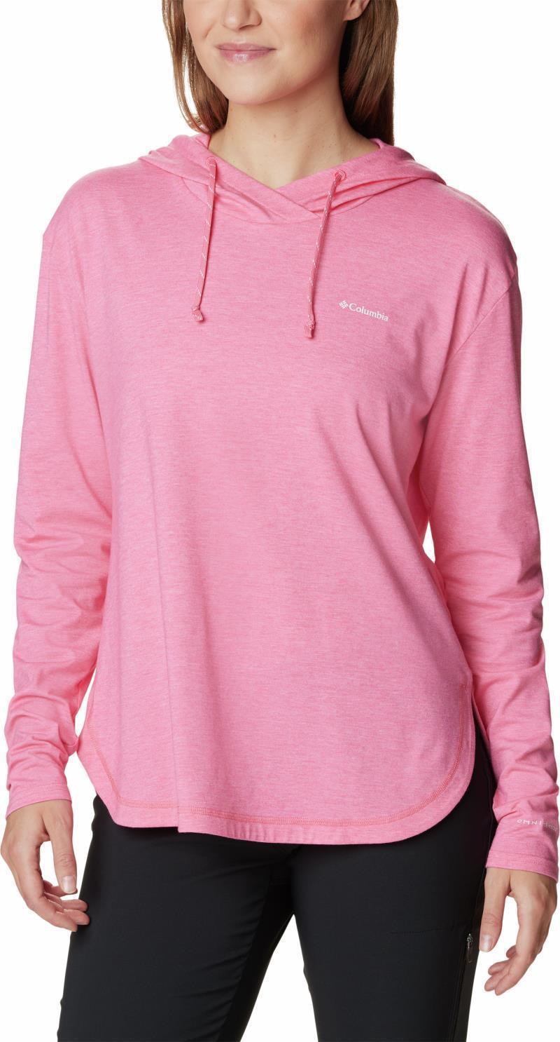 Sun Trek Hooded Pullover - Womens - Camellia Rose Heather 1