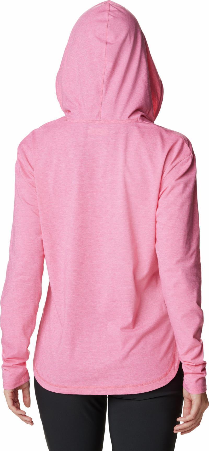 Sun Trek Hooded Pullover - Womens - Camellia Rose Heather 2