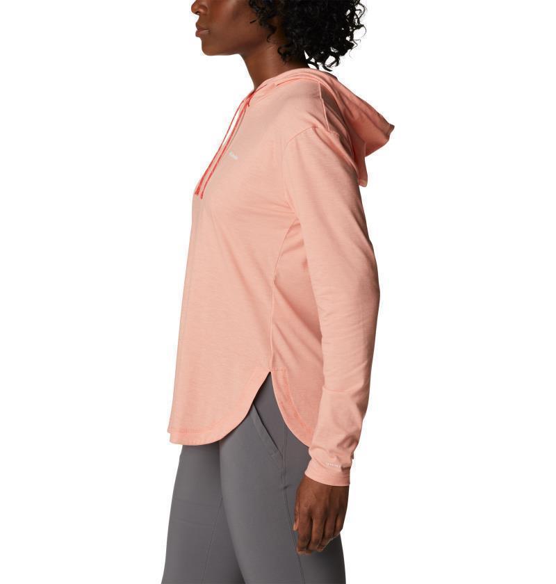 Sun Trek Hooded Pullover - Womens - Coral Reef Heather 3