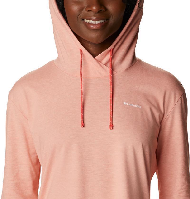 Sun Trek Hooded Pullover - Womens - Coral Reef Heather 4
