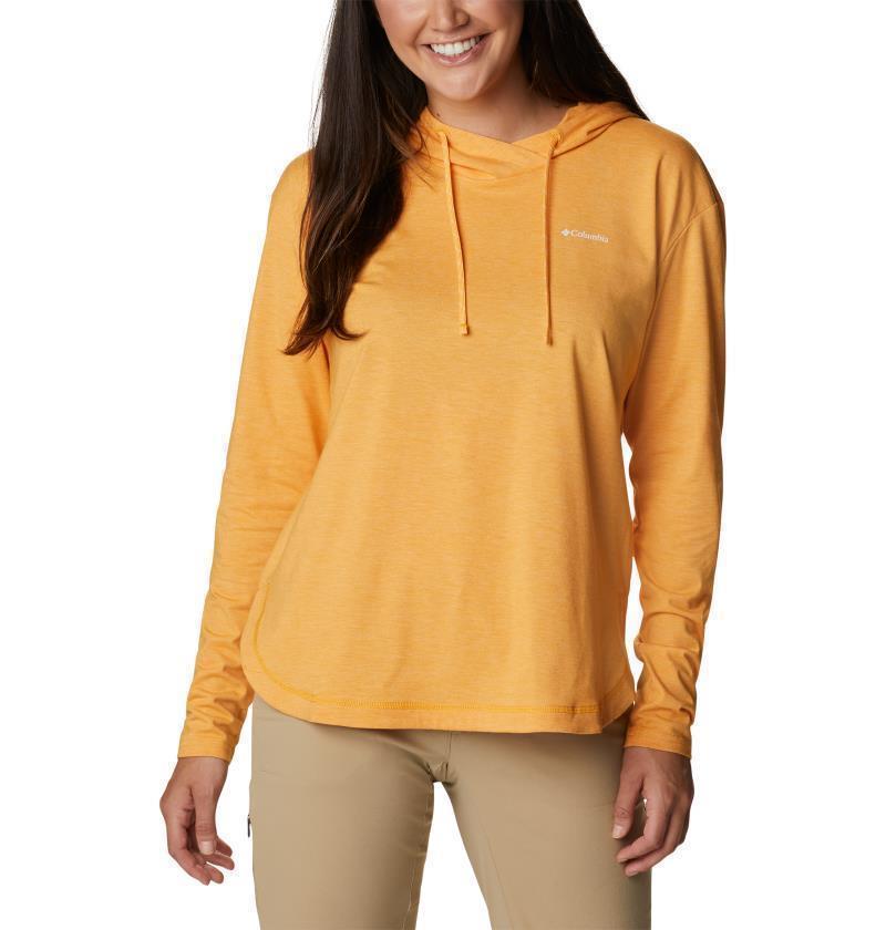Sun Trek Hooded Pullover - Womens - Mango Heather 1
