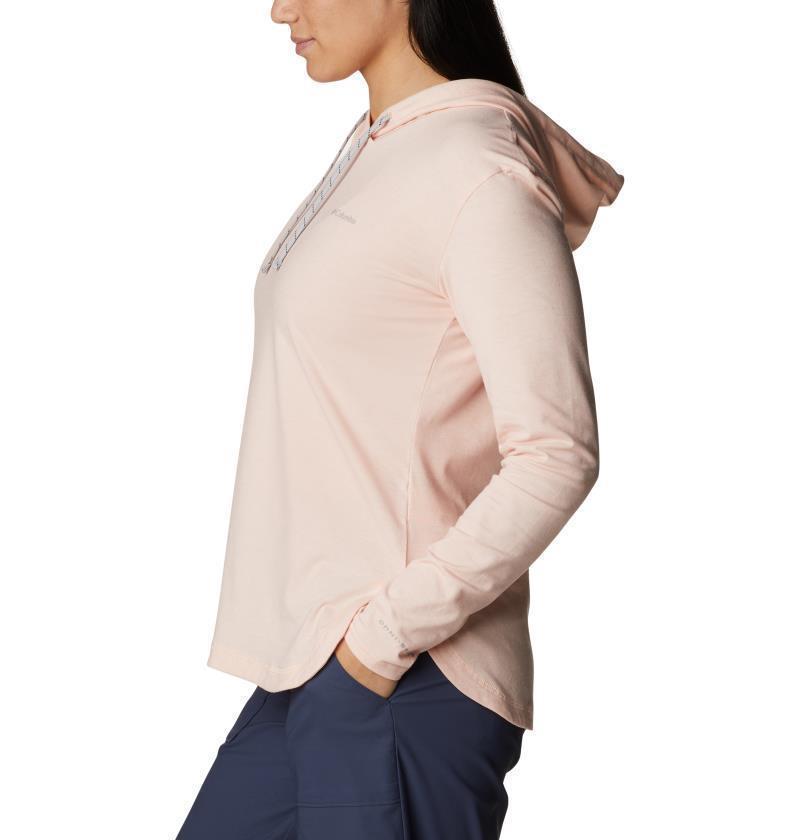 Sun Trek Hooded Pullover - Womens - Peach Blossom Heather 3
