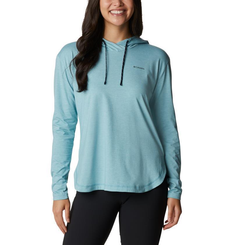 Sun Trek Hooded Pullover - Womens - Sea Wave Heather 1