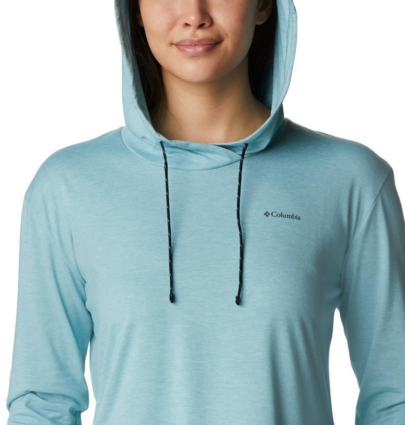 Sun Trek Hooded Pullover - Womens - Sea Wave Heather 4