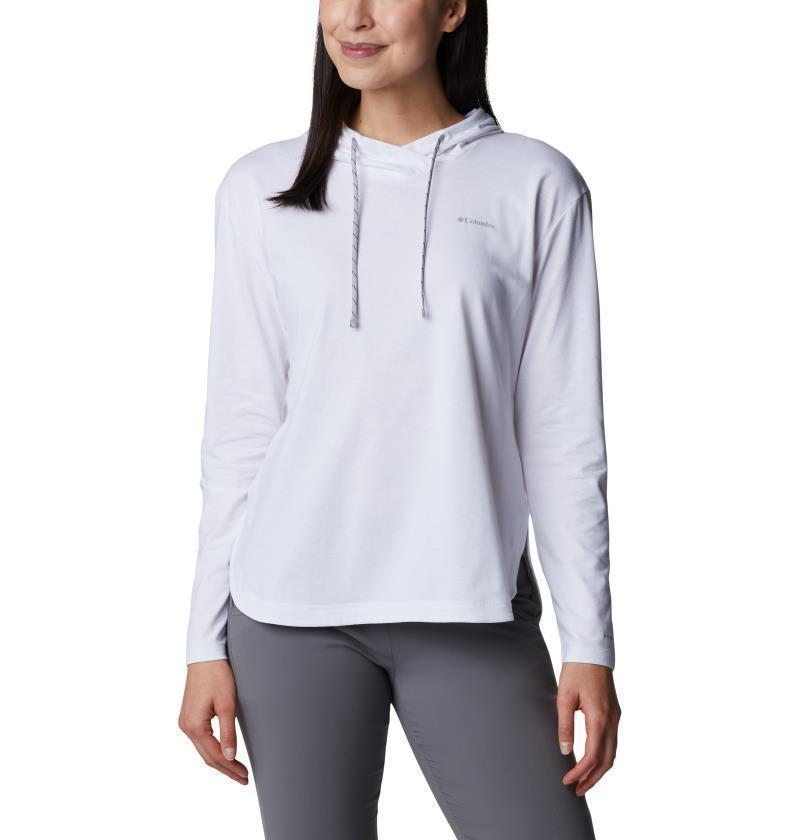 Sun Trek Hooded Pullover - Womens - White 1