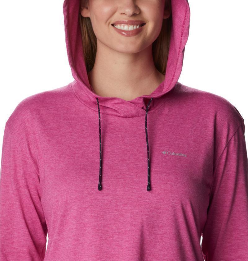 Sun Trek Hooded Pullover - Womens - Wild Fuchsia Heather 4