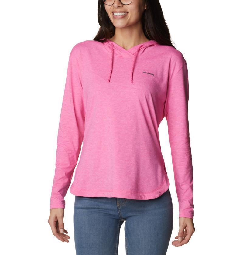 Sun Trek Hooded Pullover - Womens - Wild Geranium Heather 1