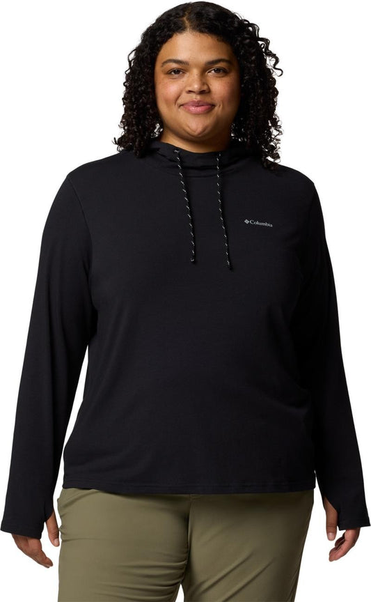 Sun Trek Hoodie II, Extended - Womens - black 1
