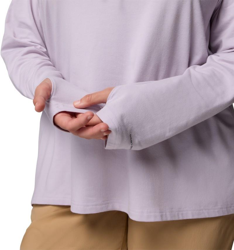 Sun Trek Hoodie II, Extended - Womens - lavender pearl 1