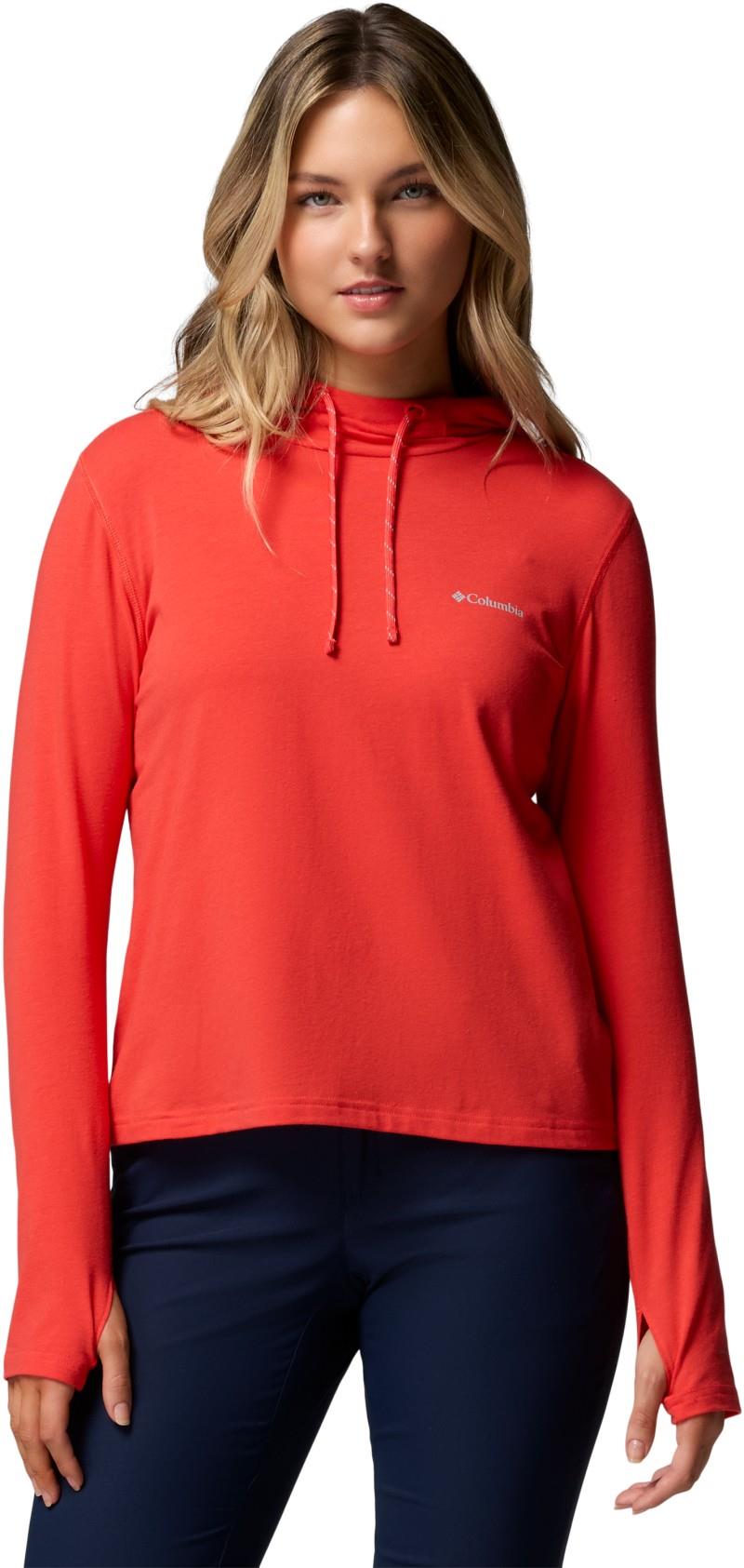 Sun Trek Hoodie II - Womens - poppy red 1