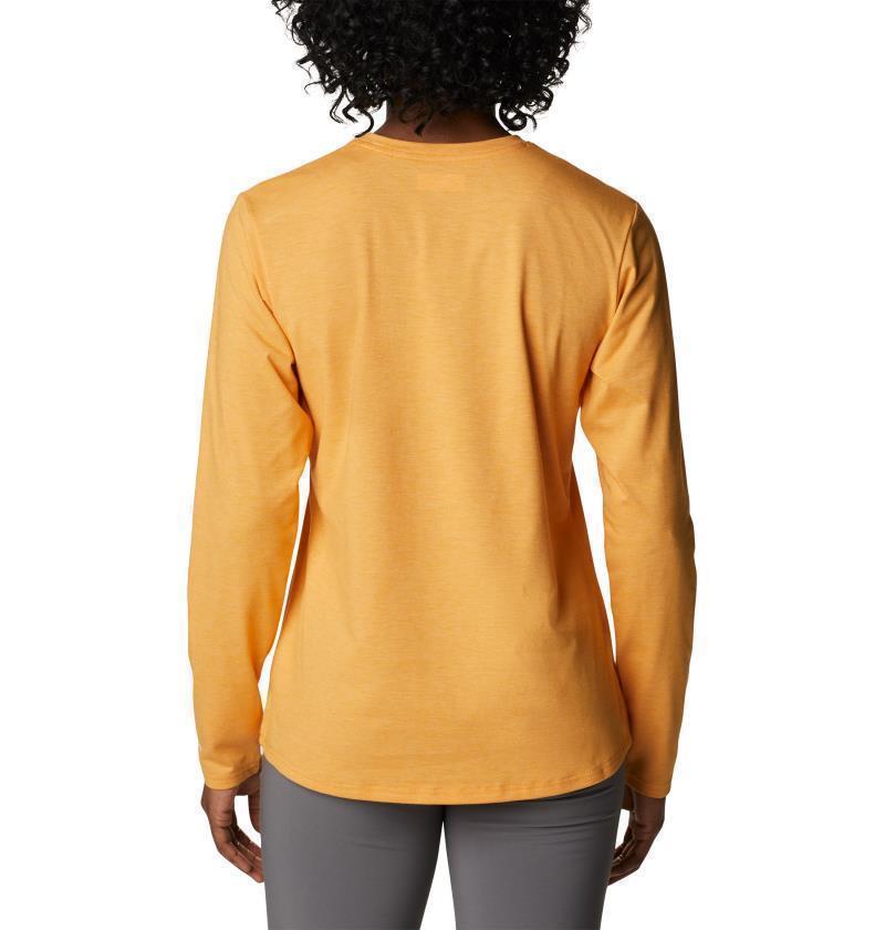 Sun Trek LS Tee - Womens - Mango Heather 2