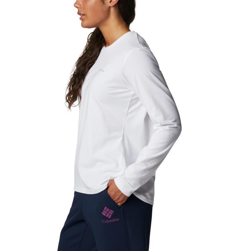 Sun Trek LS Tee - Womens - White 4
