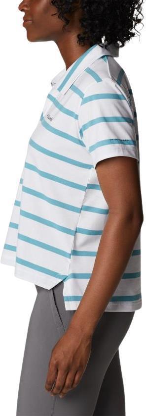 Sun Trek Polo - Womens - Sea Wave Sunrise Stripe 4