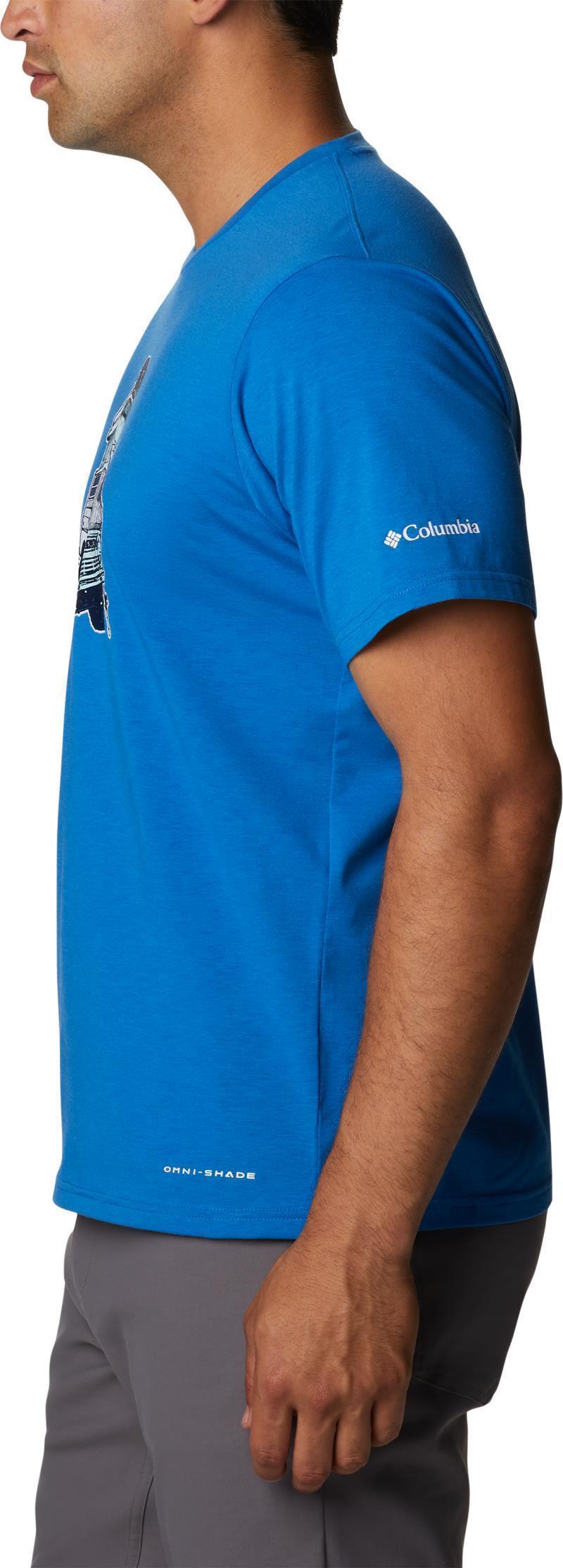 Sun Trek SS Graphic Tee - Mens - Bright Indigo / H2O Fanatic Graphic 3