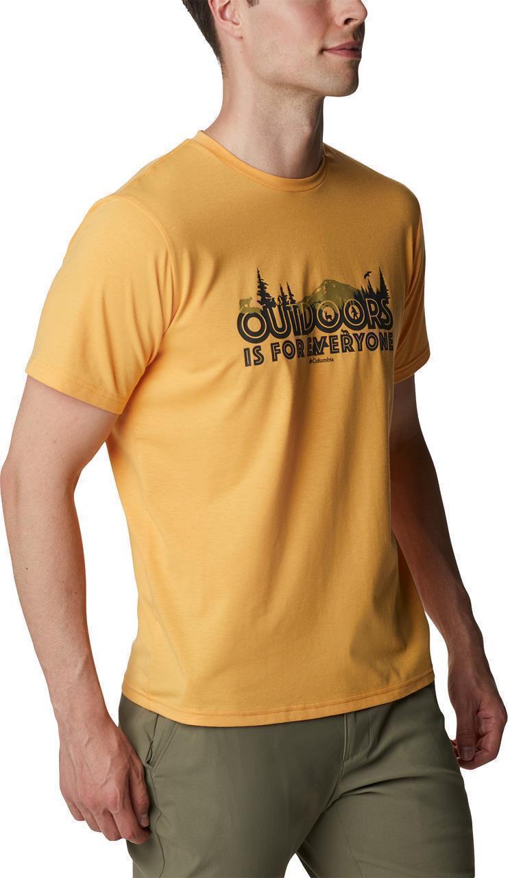 Sun Trek SS Graphic Tee - Mens - Mango / All For Outdoors Graphic 4