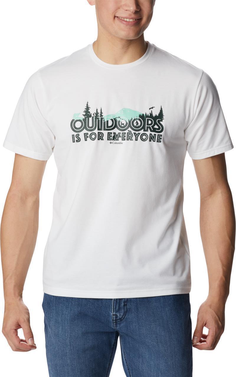 Sun Trek SS Graphic Tee - Mens - White / All For Outdoors 1