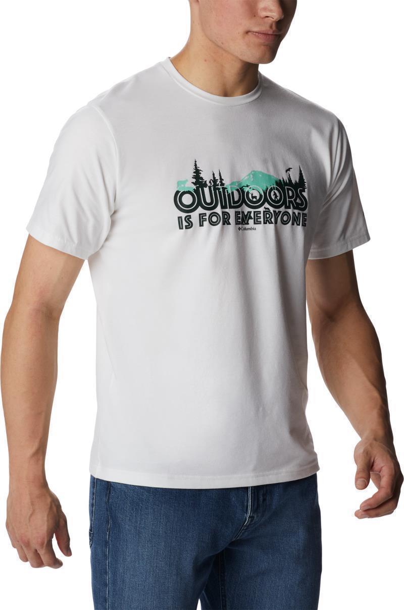 Sun Trek SS Graphic Tee - Mens - White / All For Outdoors 3