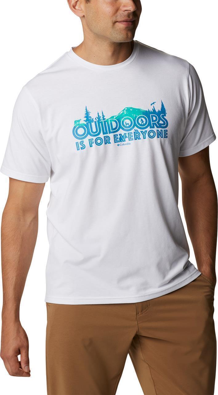 Sun Trek SS Graphic Tee - Mens - White / All For Outdoors Graphic 4