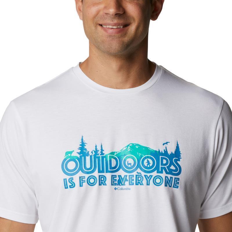 Sun Trek SS Graphic Tee - Mens - White / All For Outdoors Graphic 5