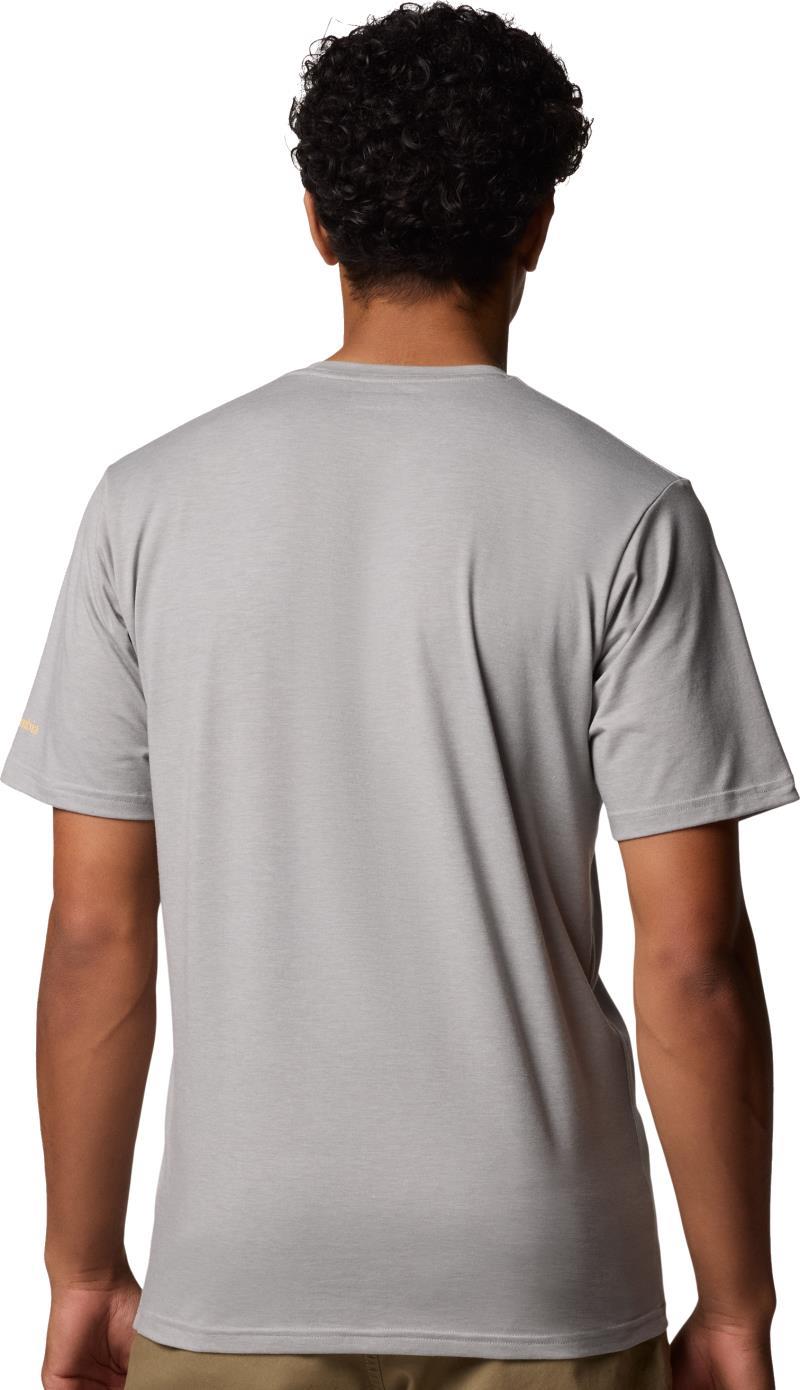 Sun Trek SS Graphic Tee - Mens - columbia grey heather / wavy rays 1
