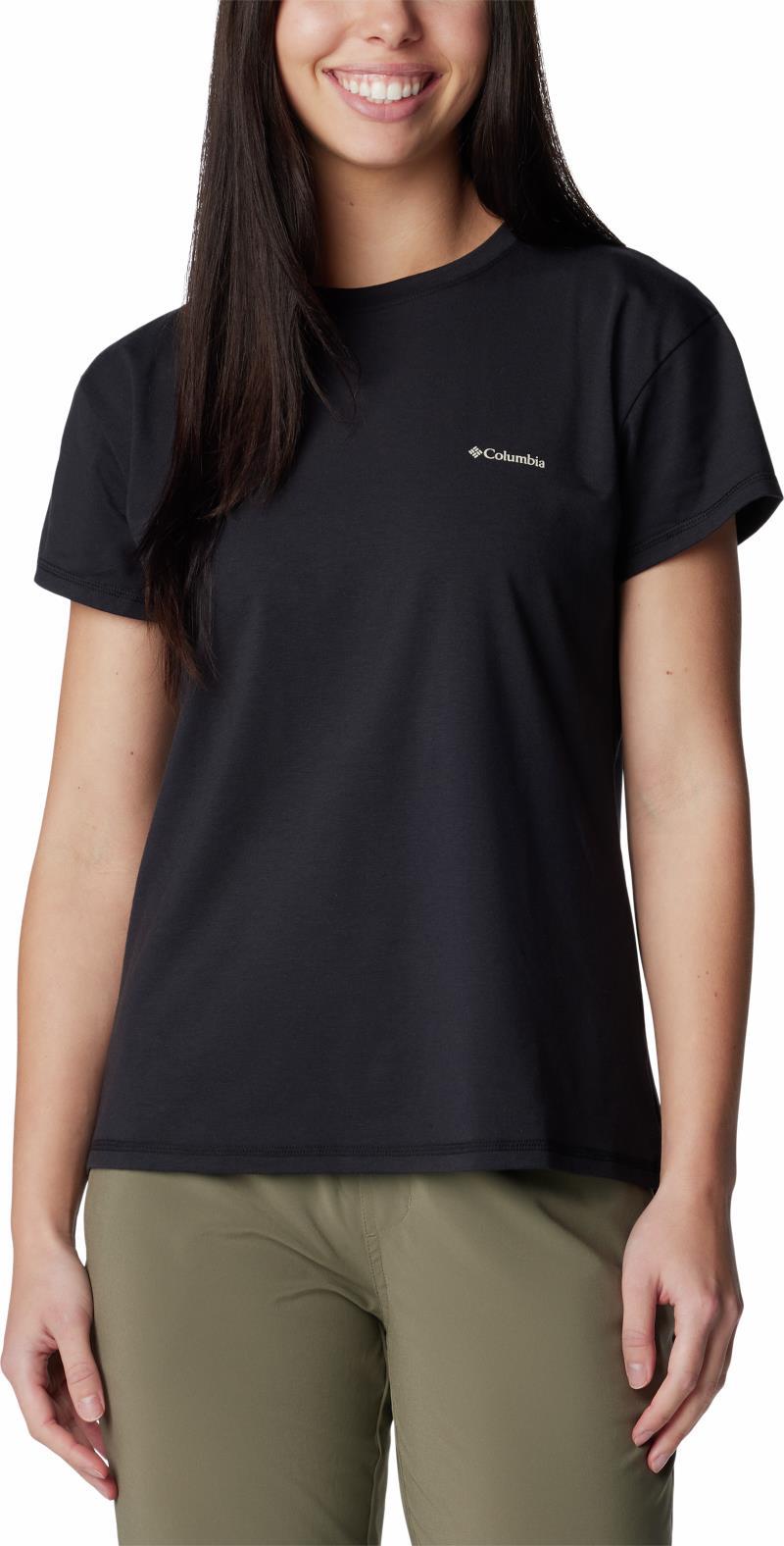 Sun Trek SS Graphic Tee - Womens - Black / Naturally Boundless 1