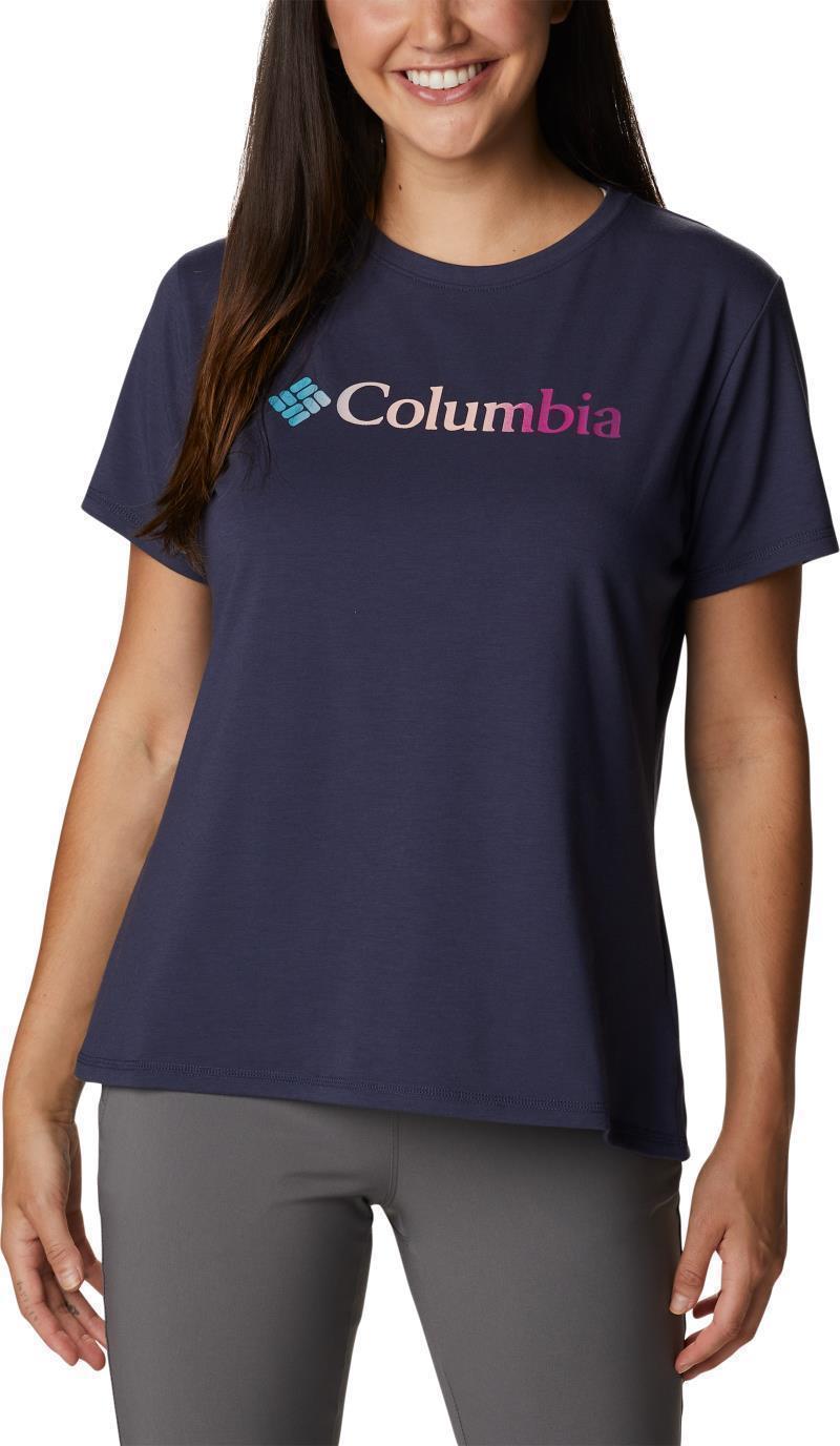 Sun Trek SS Graphic Tee - Womens - Nocturnal / Branded Gradient 1