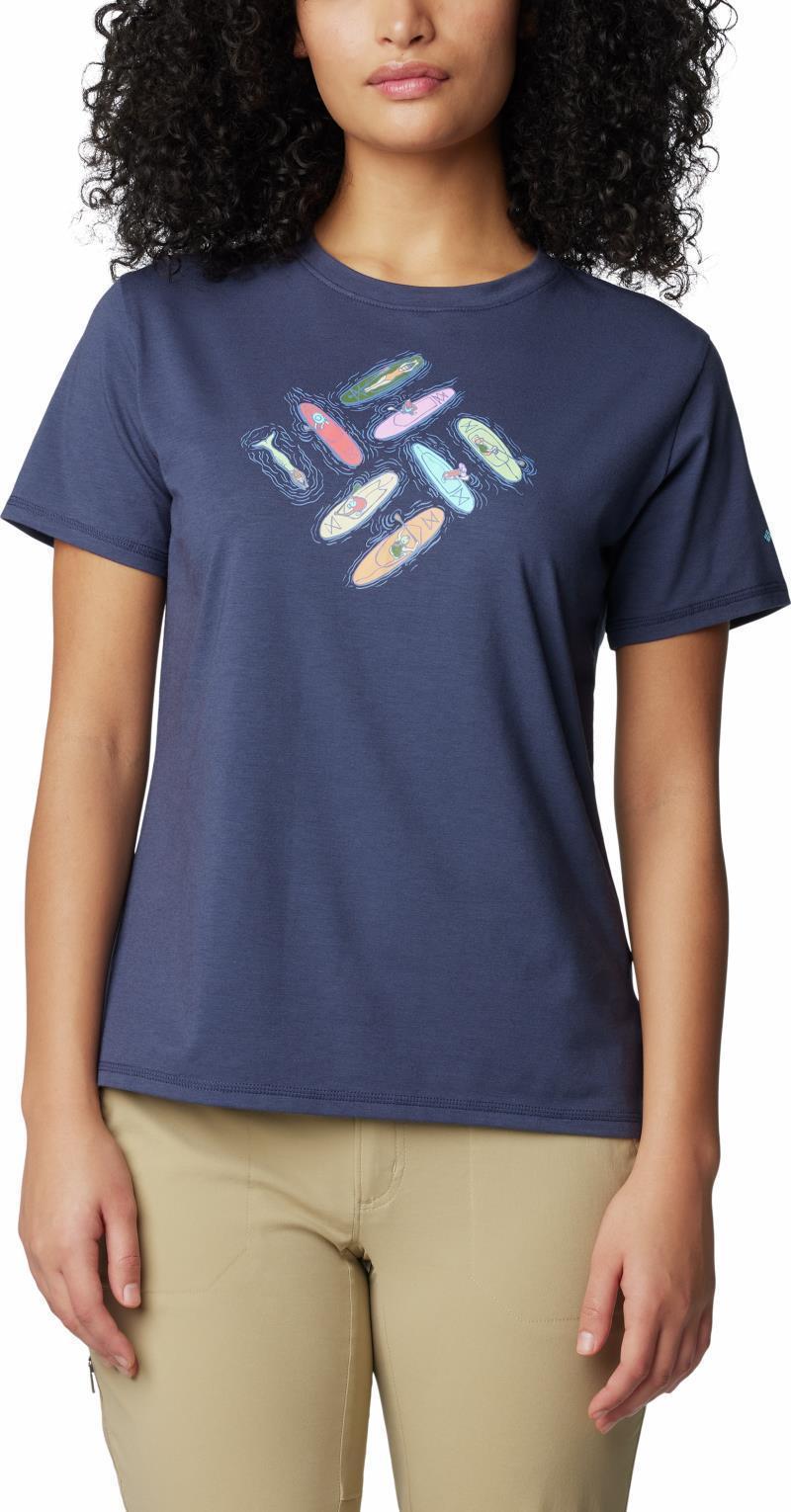 Sun Trek SS Graphic Tee - Womens - Nocturnal / Kayak Krazy 1