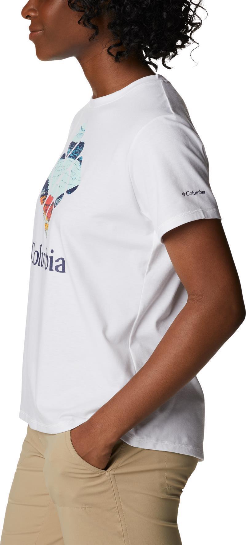 Sun Trek SS Graphic Tee - Womens - White / CSC Stacked 4