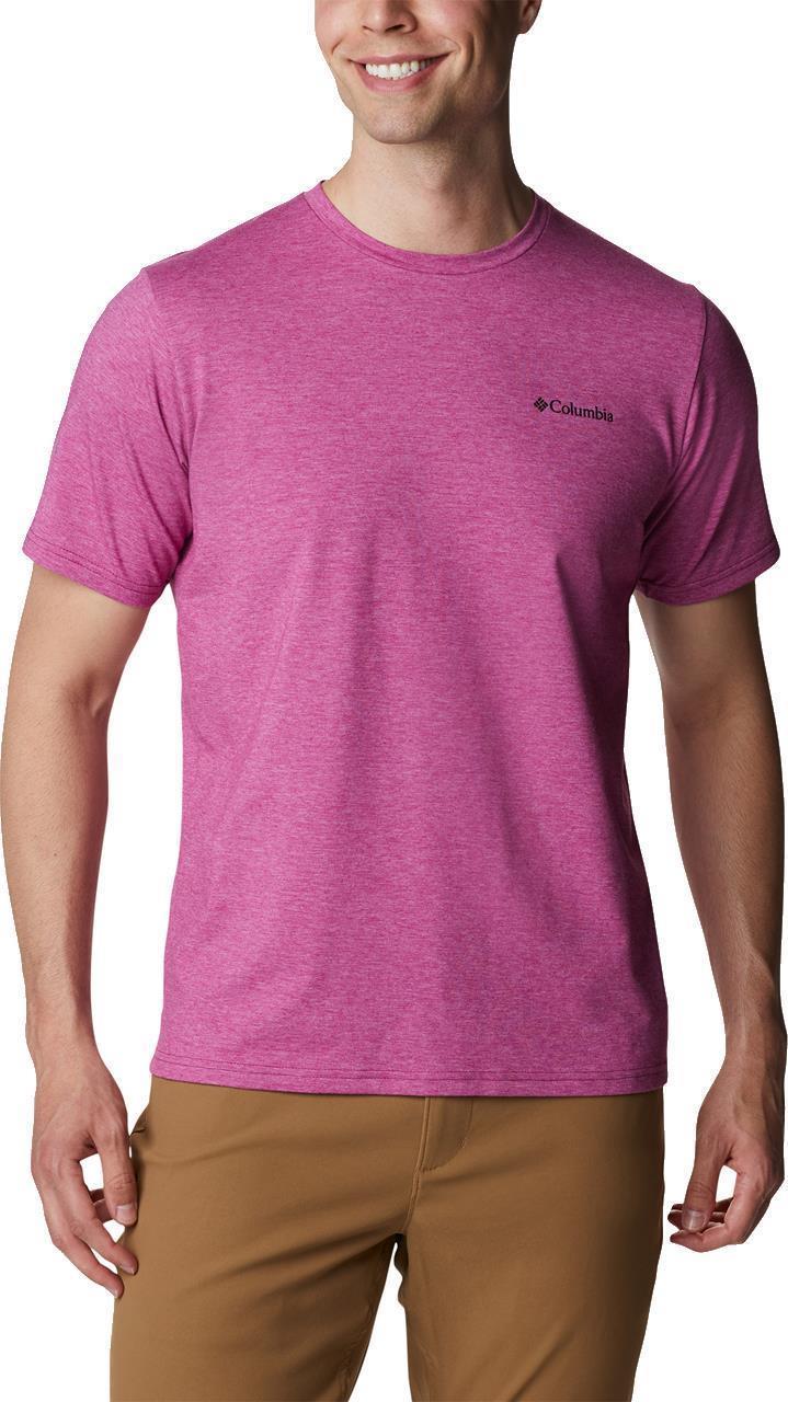 Sun Trek SS Tee - Tall - Mens - Red Onion Heather 1