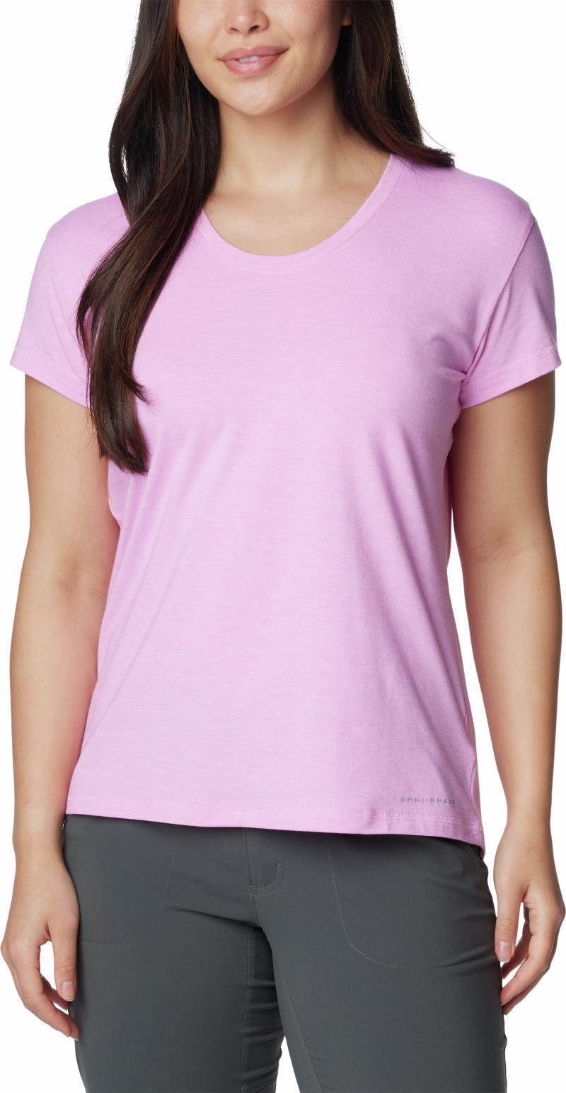 Sun Trek SS Tee - Womens - Cosmos Heather 1