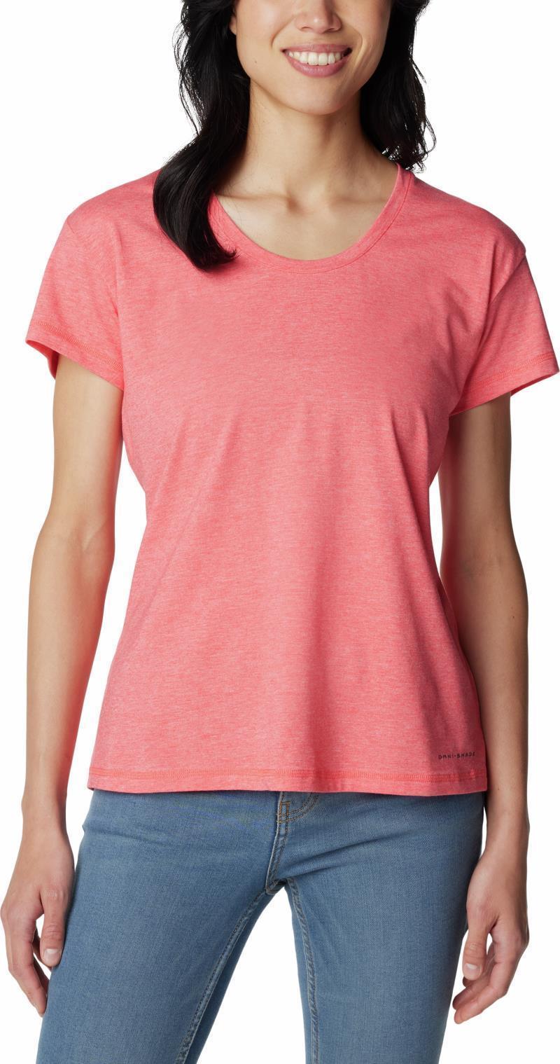 Sun Trek SS Tee - Womens - Juicy Heather 1