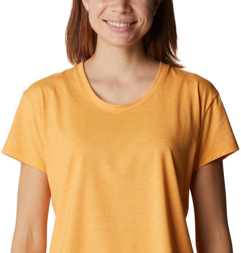 Sun Trek SS Tee - Womens - Mango Heather 5