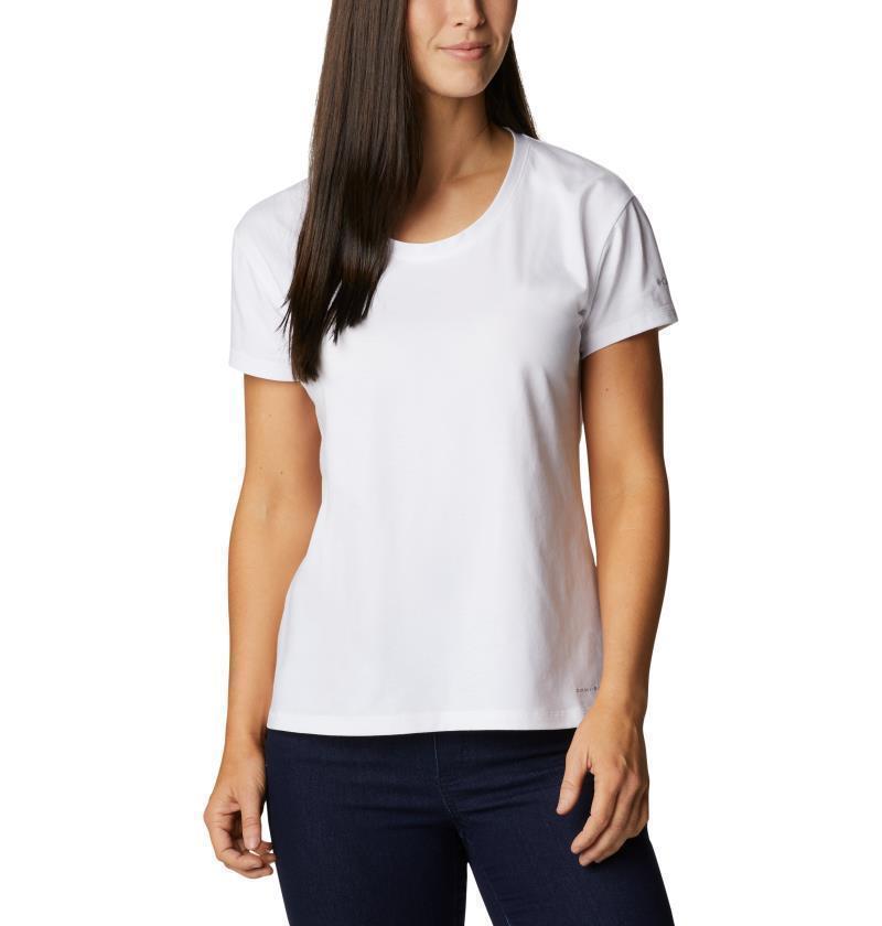 Sun Trek SS Tee - Womens - White 1