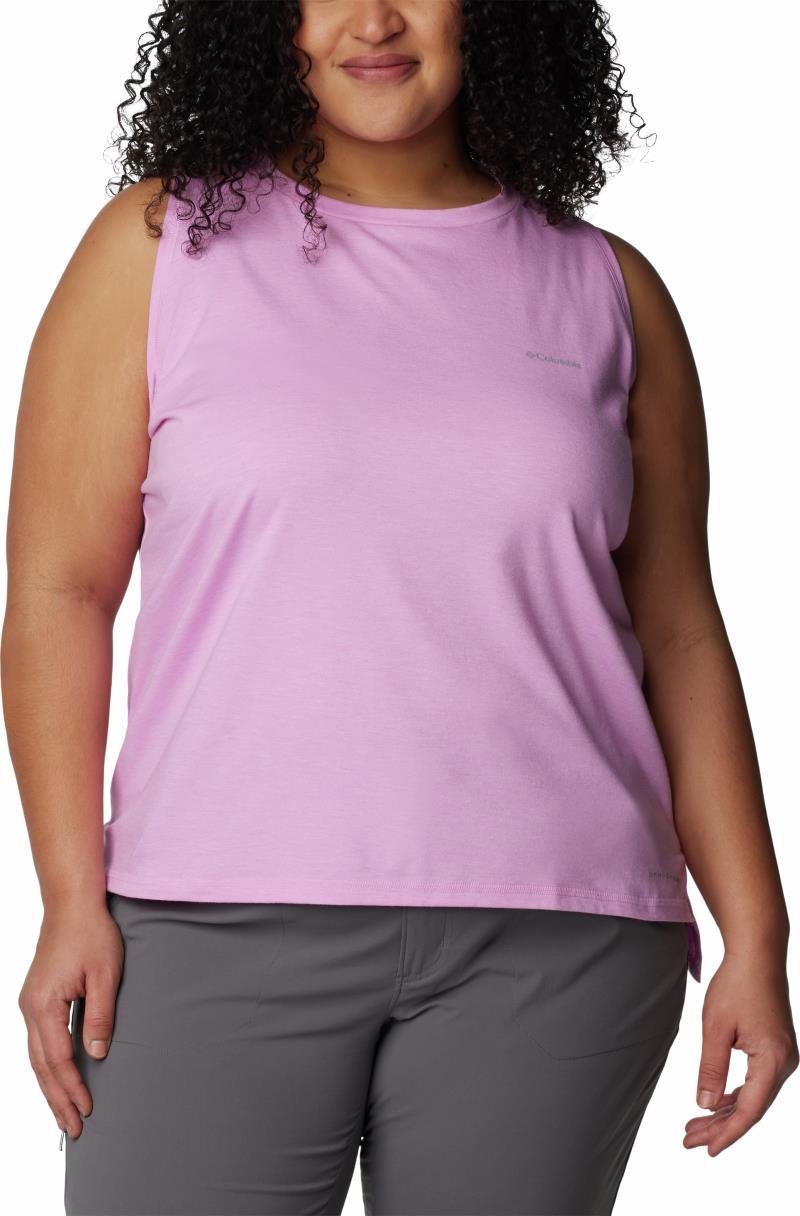 Sun Trek Tank, Extended - Womens - Cosmos Heather 1
