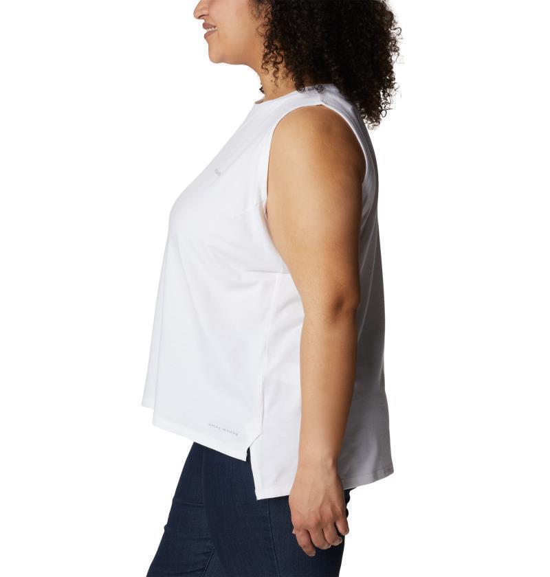 Sun Trek Tank, Extended - Womens - White 4