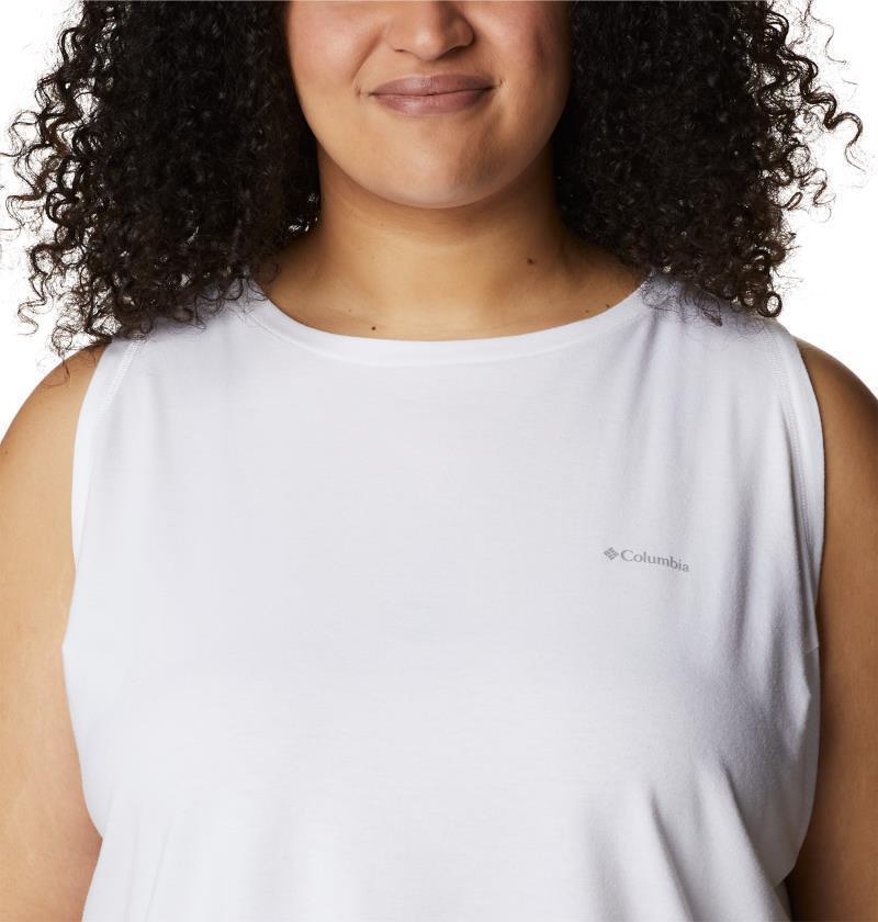 Sun Trek Tank, Extended - Womens - White 5