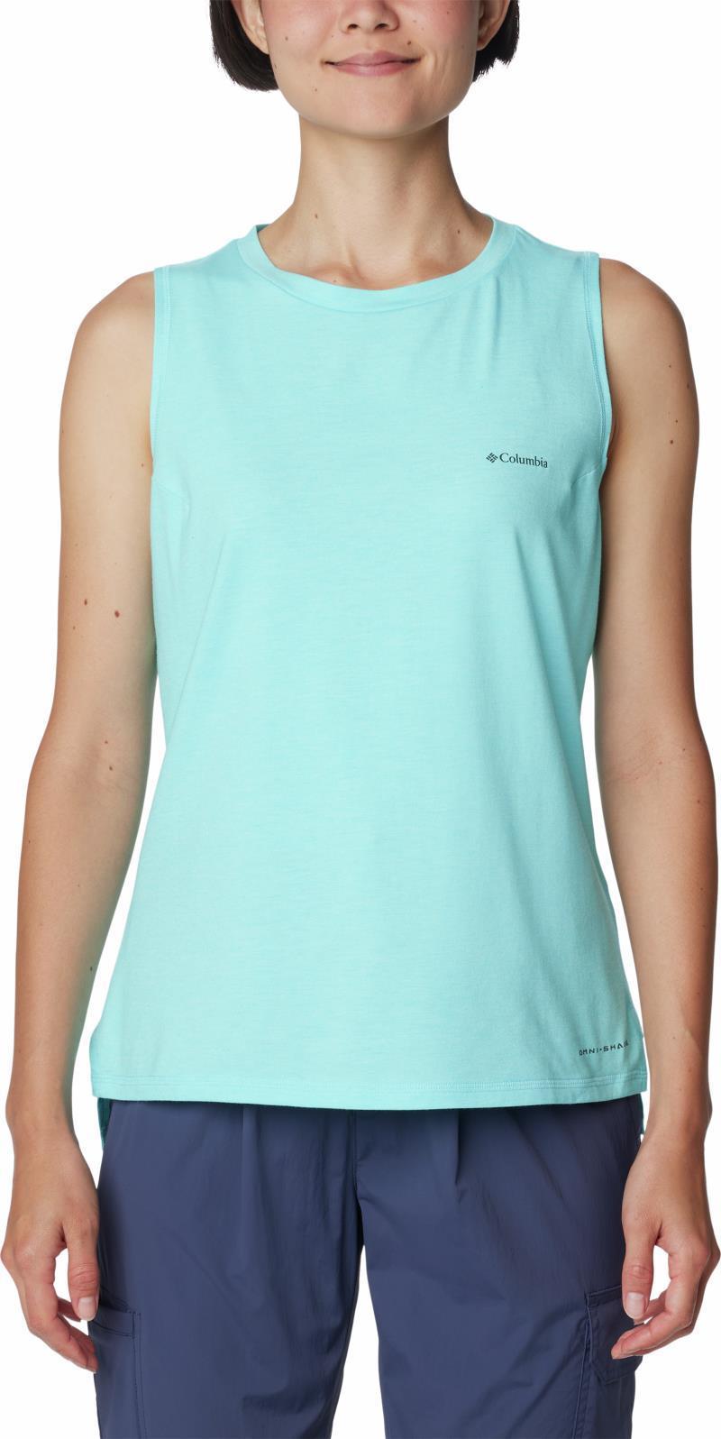Sun Trek Tank - Womens - Aquamarine Heather 1