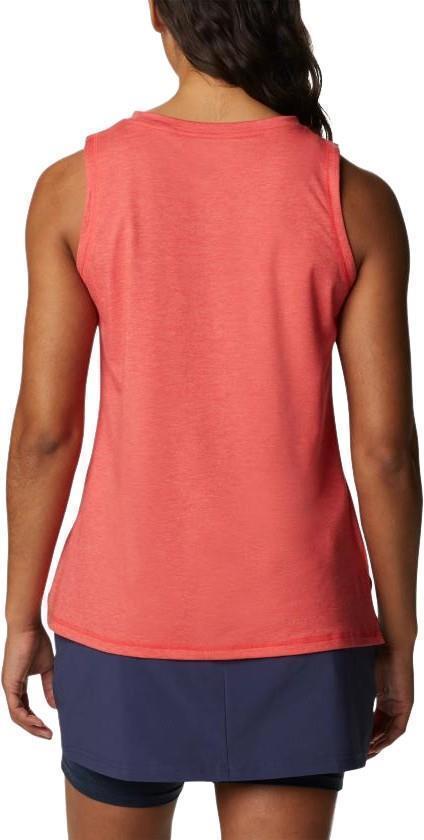 Sun Trek Tank - Womens - Red Hibiscus Heather 2