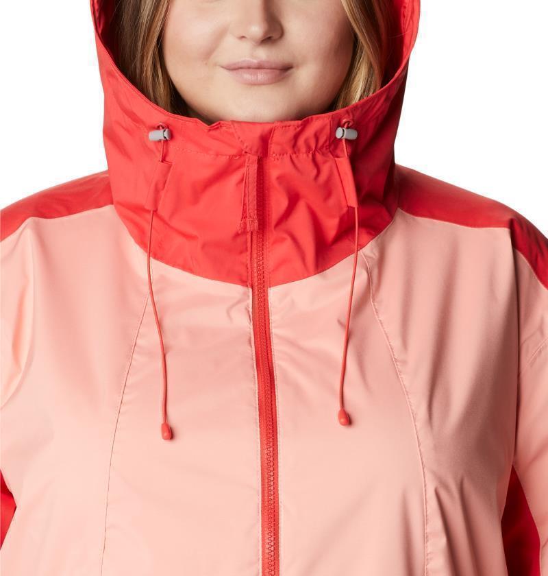 Sunrise Ridge Jacket, Extended - Womens - red hibiscus / coral reef 1