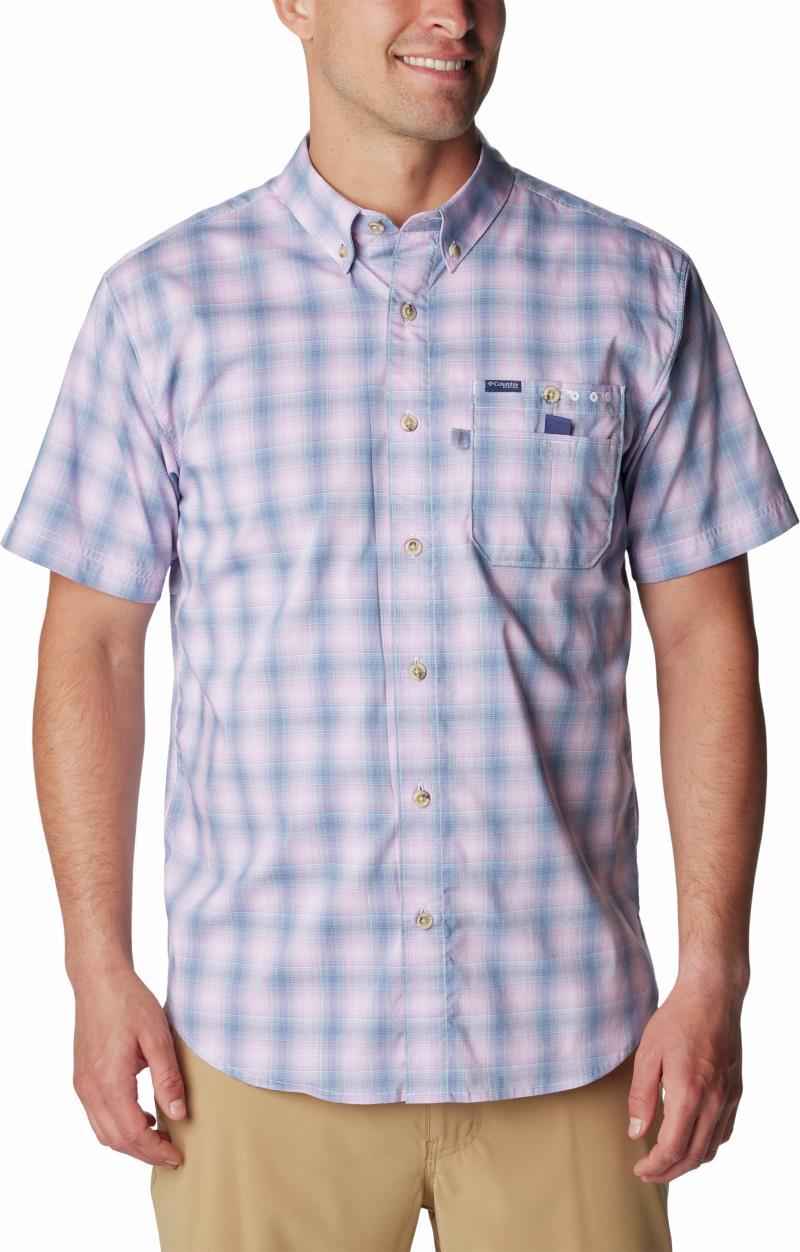 Super Bonefish SS Shirt - Mens - Minuet Ombre Check 1