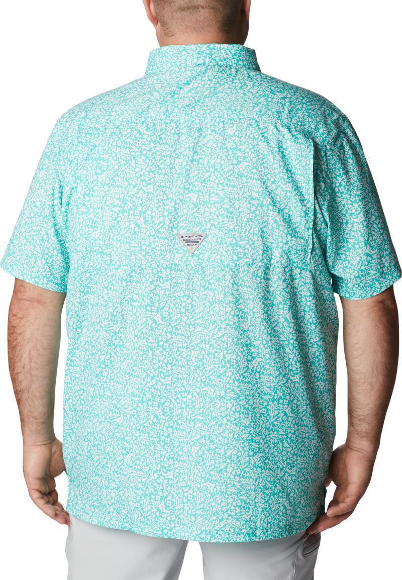 Super Slack Tide Camp Shirt, Extended - Mens - Electric Turquoise Deepsea Medley 2